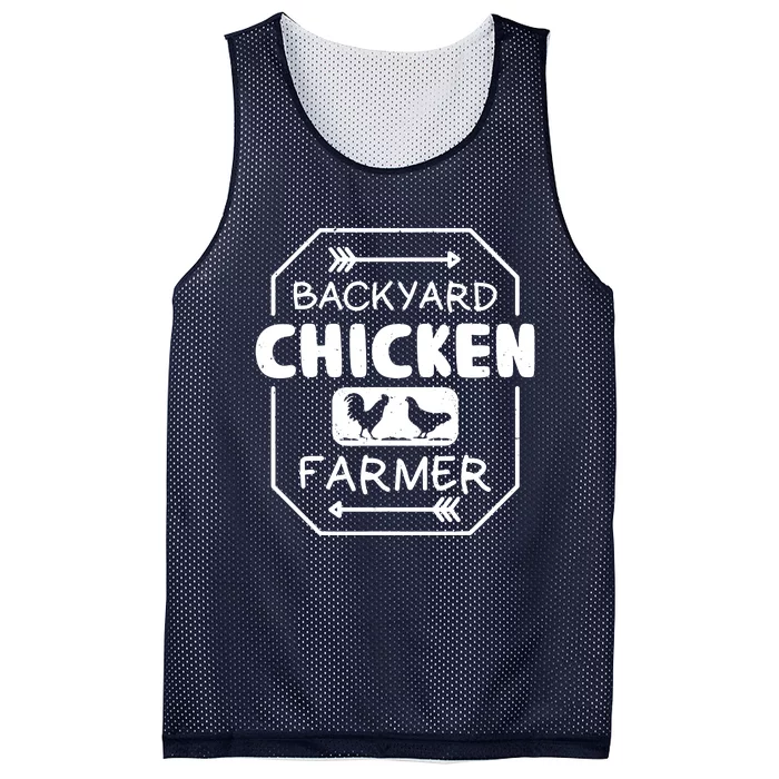 Backyard Chicken Farmer Tee Country Farm Women Girl Men Mesh Reversible Basketball Jersey Tank