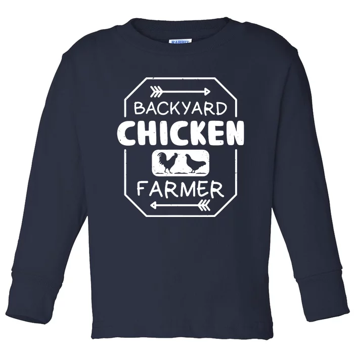 Backyard Chicken Farmer Tee Country Farm Women Girl Men Toddler Long Sleeve Shirt