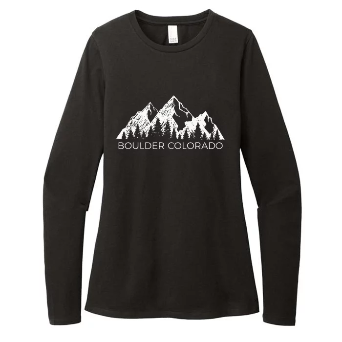 Boulder Colorado For Men Women Boulder Colorado Gift Womens CVC Long Sleeve Shirt