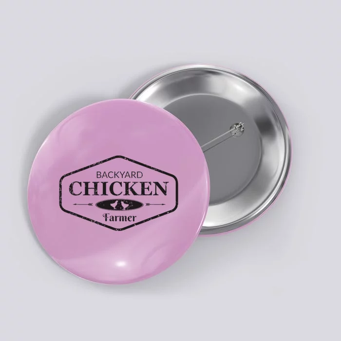 Backyard Chicken Farmer Chicken Button