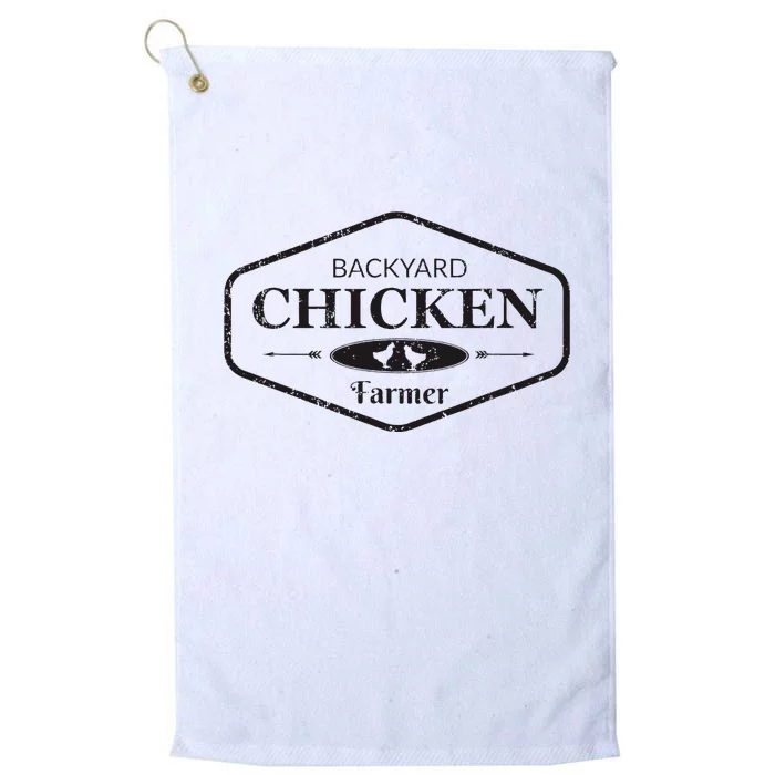 Backyard Chicken Farmer Chicken Platinum Collection Golf Towel