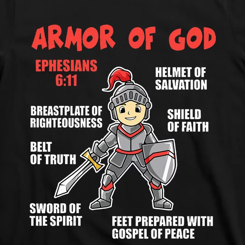 Bible Chapters For Put On The Full Armor Of God T-Shirt