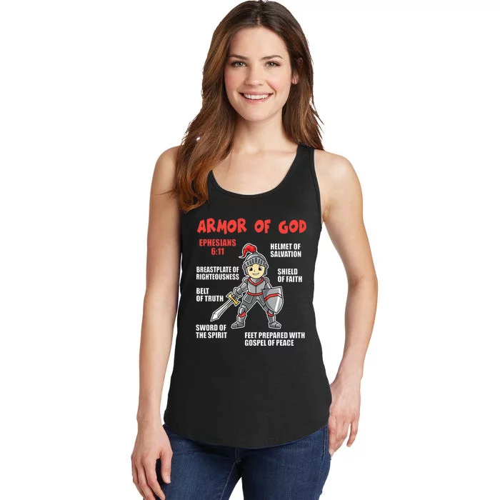 Bible Chapters For Put On The Full Armor Of God Ladies Essential Tank