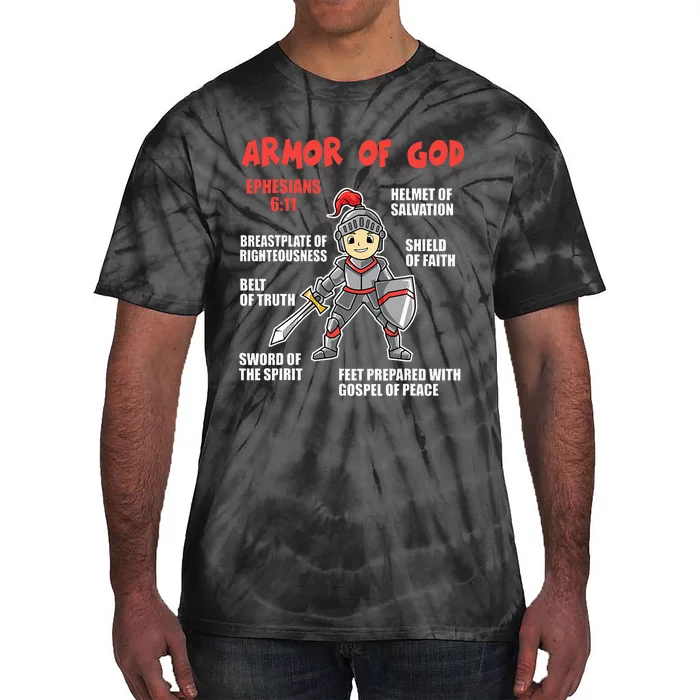 Bible Chapters For Put On The Full Armor Of God Tie-Dye T-Shirt