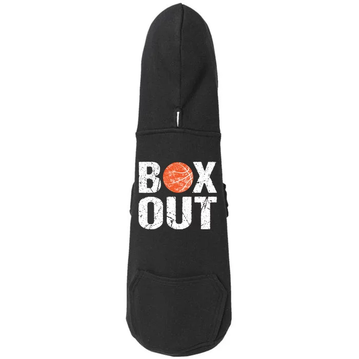 Basketball Coach Funny Coaching Saying Box Out Doggie 3-End Fleece Hoodie