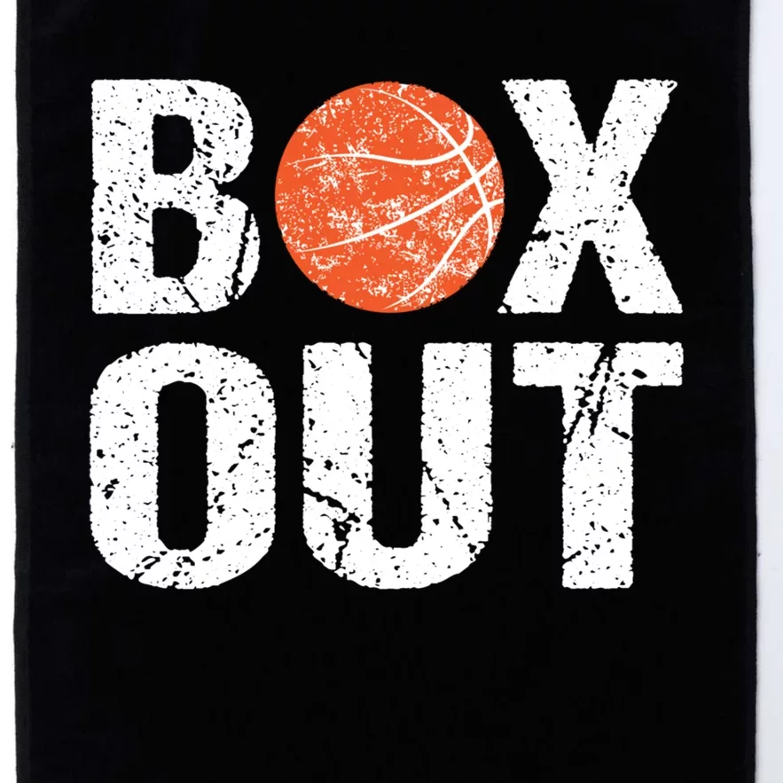 Basketball Coach Funny Coaching Saying Box Out Platinum Collection Golf Towel