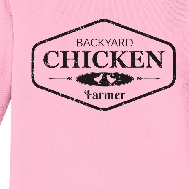 Backyard Chicken Farmer Chicken Baby Long Sleeve Bodysuit