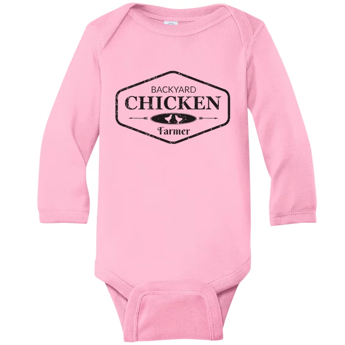 Backyard Chicken Farmer Chicken Baby Long Sleeve Bodysuit