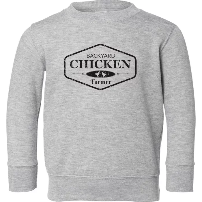 Backyard Chicken Farmer Chicken Toddler Sweatshirt