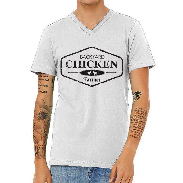 Backyard Chicken Farmer Chicken V-Neck T-Shirt