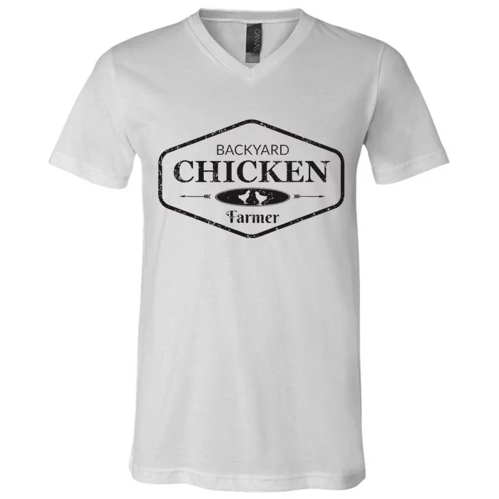 Backyard Chicken Farmer Chicken V-Neck T-Shirt