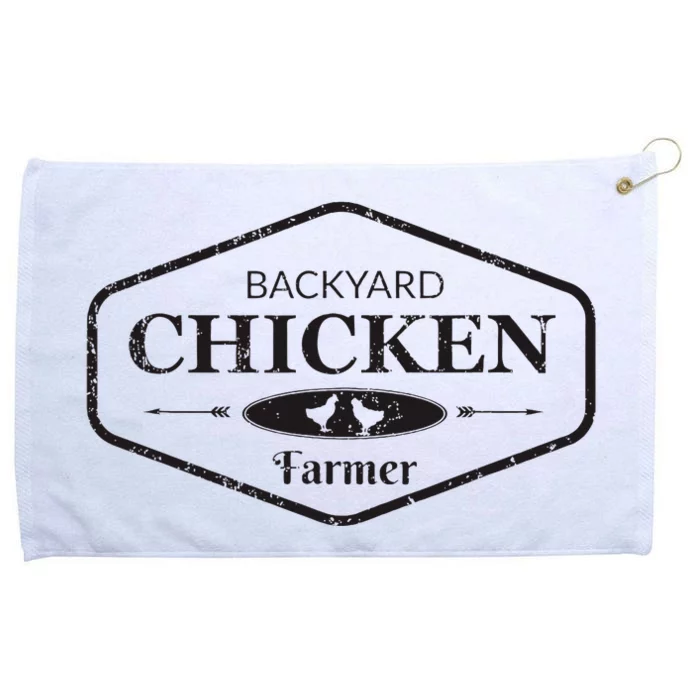 Backyard Chicken Farmer Chicken Grommeted Golf Towel