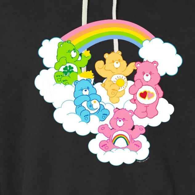 Bears Cheer Funshine Bedtime Cloudy Rainbow Group Garment-Dyed Fleece Hoodie