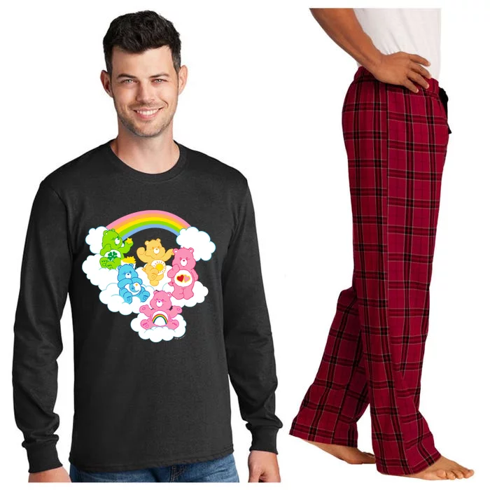 Bears Cheer Funshine Bedtime Cloudy Rainbow Group Long Sleeve Pajama Set