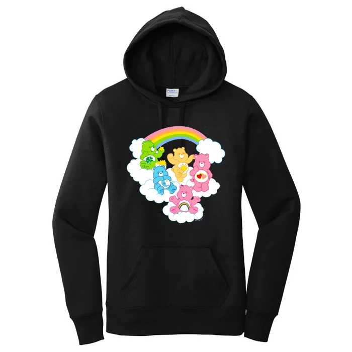 Bears Cheer Funshine Bedtime Cloudy Rainbow Group Women's Pullover Hoodie