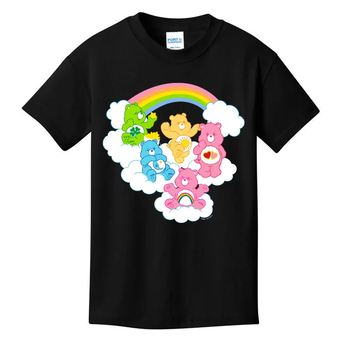 Bears Cheer Funshine Bedtime Cloudy Rainbow Group Kids T-Shirt