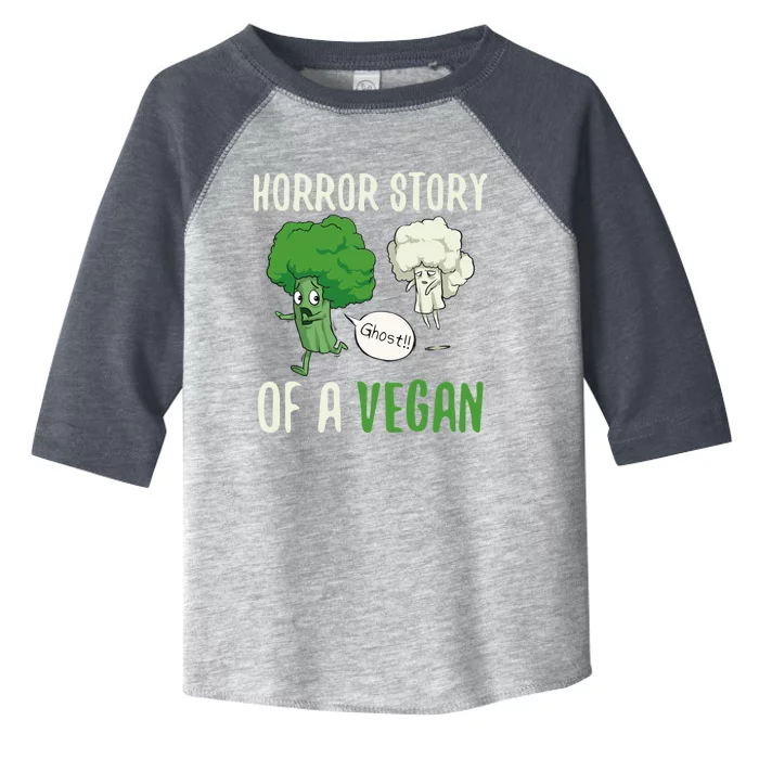 Broccoli Cauliflower Ghost Horror Story Of A Vegan Halloween Cool Gift Toddler Fine Jersey T-Shirt