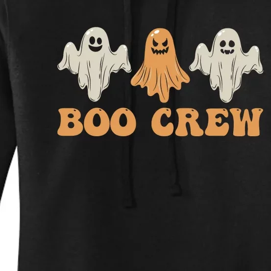 Boo Crew Ghost Halloween Day Women's Pullover Hoodie