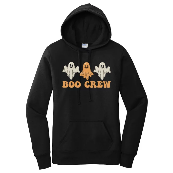 Boo Crew Ghost Halloween Day Women's Pullover Hoodie