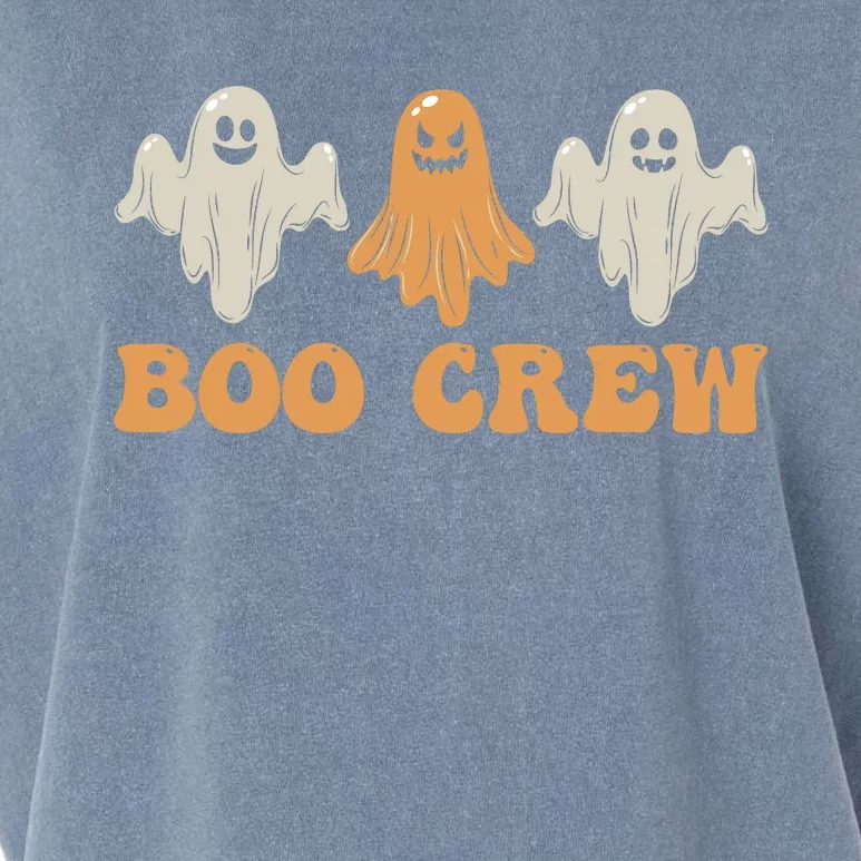 Boo Crew Ghost Halloween Day Garment-Dyed Women's Muscle Tee