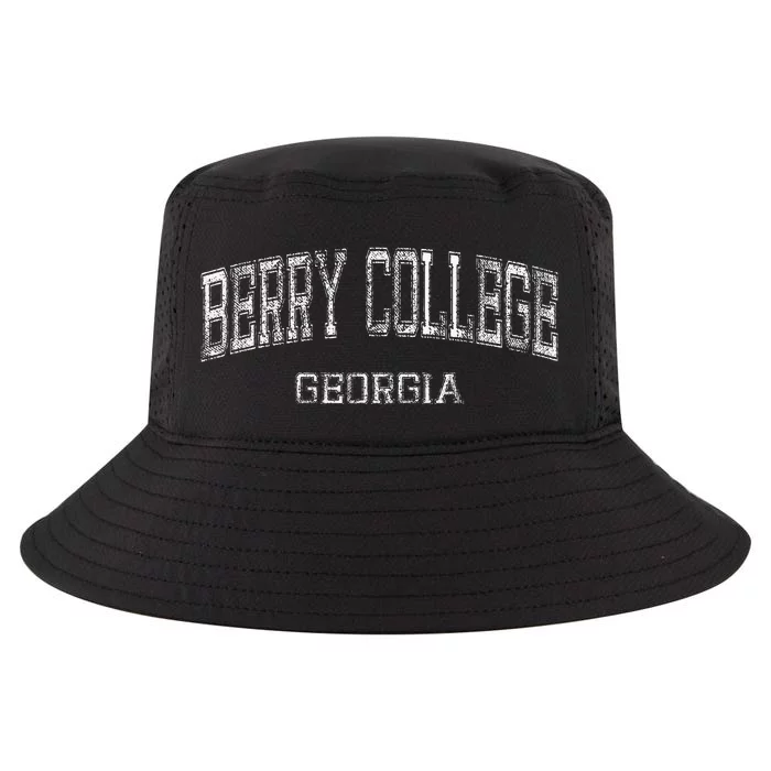 Berry College Georgia Retro Athletic Sports Cool Comfort Performance Bucket Hat