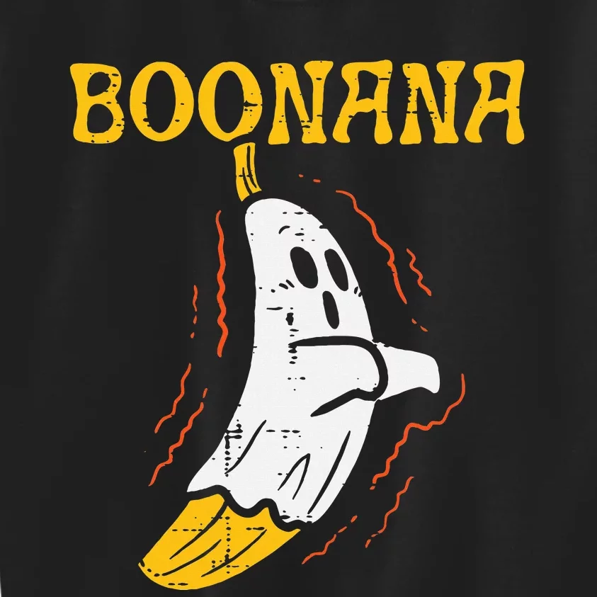 Boonana Cute Ghost Banana Halloween Costume Kids Sweatshirt