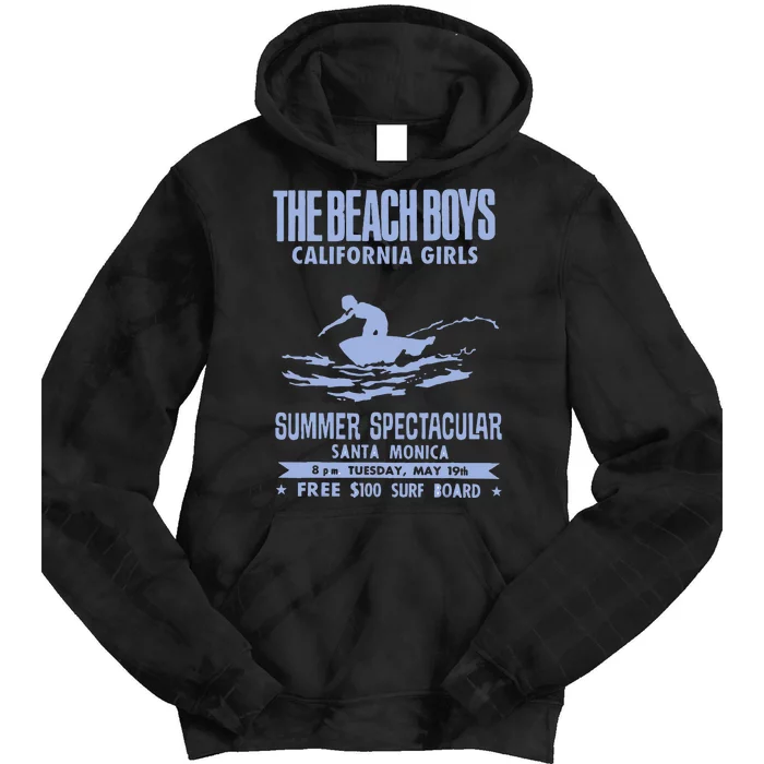 Beach California Girl White Tie Dye Hoodie