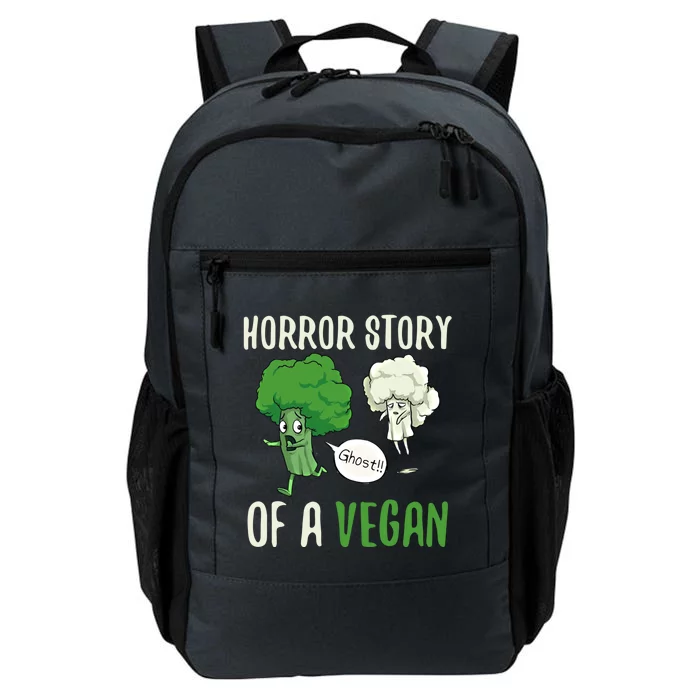 Broccoli Cauliflower Ghost Horror Story Of A Vegan Halloween Gift Daily Commute Backpack