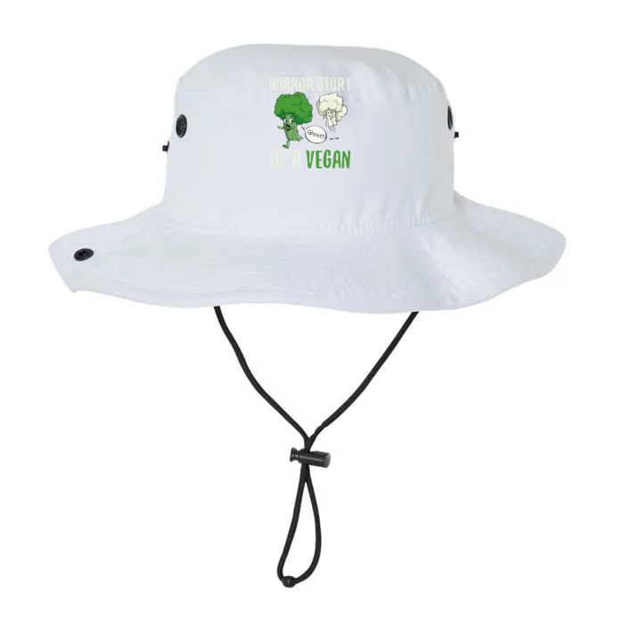 Broccoli Cauliflower Ghost Horror Story Of A Vegan Halloween Gift Legacy Cool Fit Booney Bucket Hat