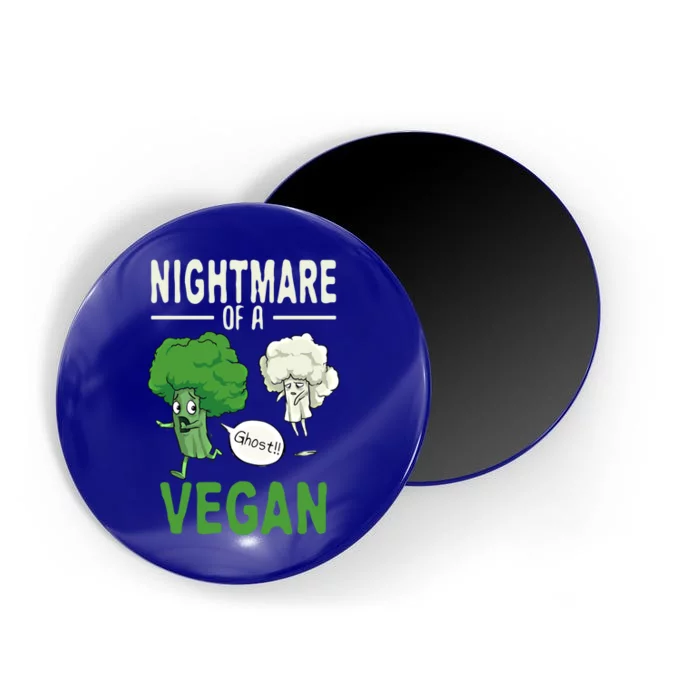 Broccoli Cauliflower Ghost Nightmare Of A Vegan Halloween Gift Magnet