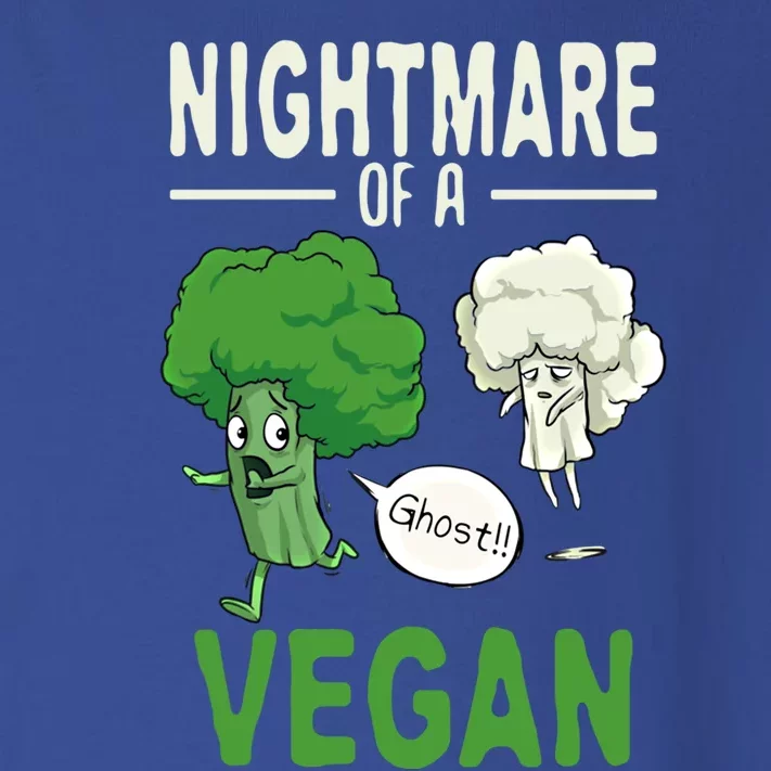 Broccoli Cauliflower Ghost Nightmare Of A Vegan Halloween Gift Toddler Long Sleeve Shirt