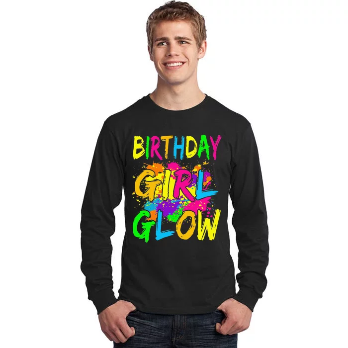 Birthday Cute Glow Vintage Retro 80's Party Costume Gift Tall Long Sleeve T-Shirt