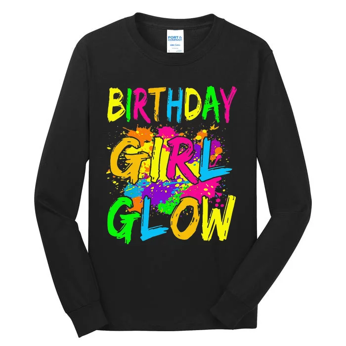 Birthday Cute Glow Vintage Retro 80's Party Costume Gift Tall Long Sleeve T-Shirt