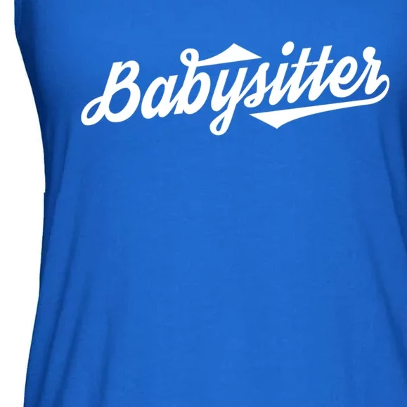 Babysitter Cool Gift Ladies Essential Flowy Tank