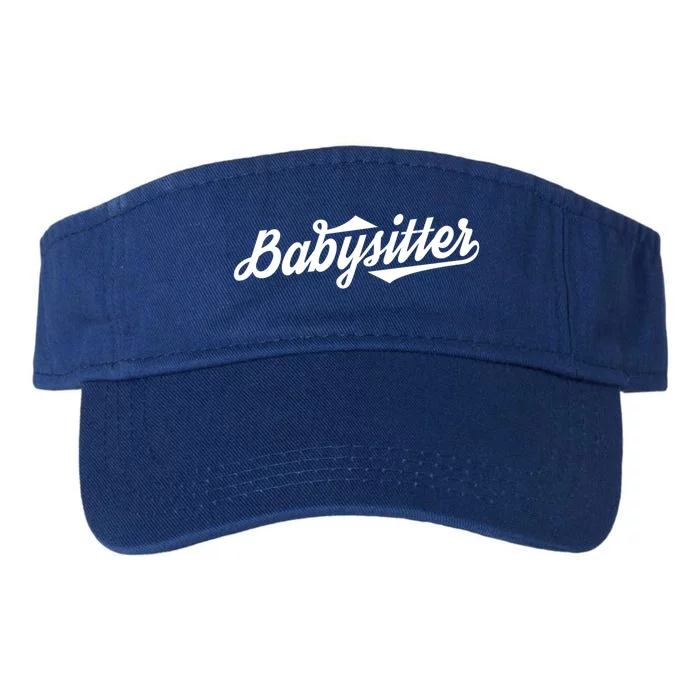 Babysitter Cool Gift Valucap Bio-Washed Visor