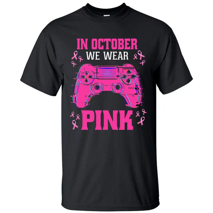 Breast Cancer Gaming Tall T-Shirt