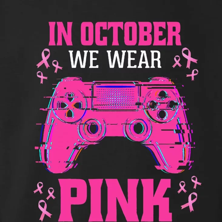 Breast Cancer Gaming Toddler Hoodie