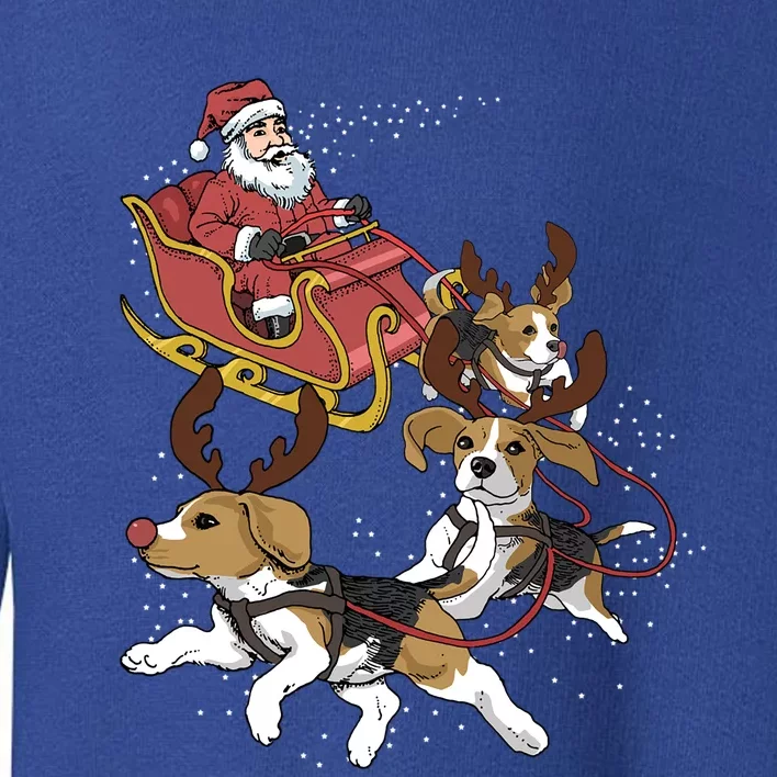 Beagle Christmas Gift Toddler Sweatshirt