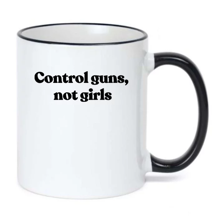 Biden Control Guns Not G.I.R.L.S Black Color Changing Mug