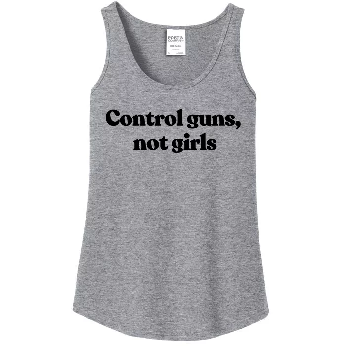 Biden Control Guns Not G.I.R.L.S Ladies Essential Tank