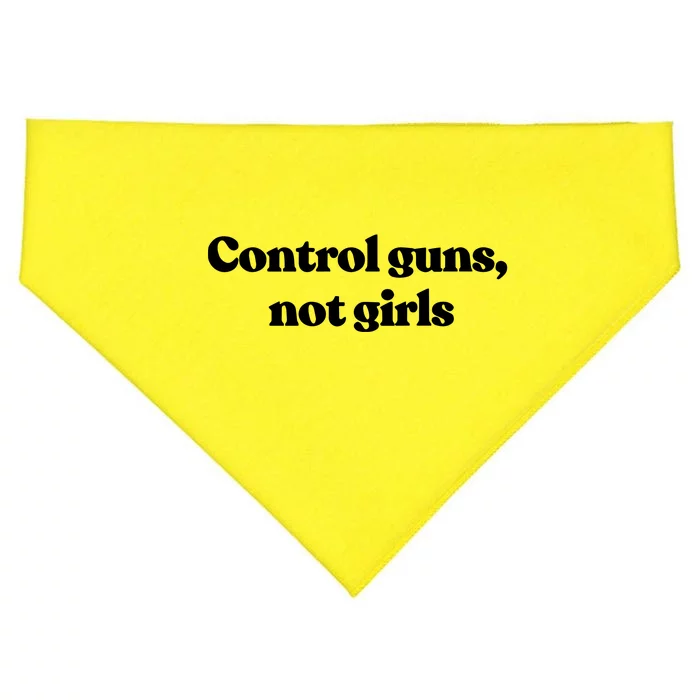 Biden Control Guns Not G.I.R.L.S USA-Made Doggie Bandana