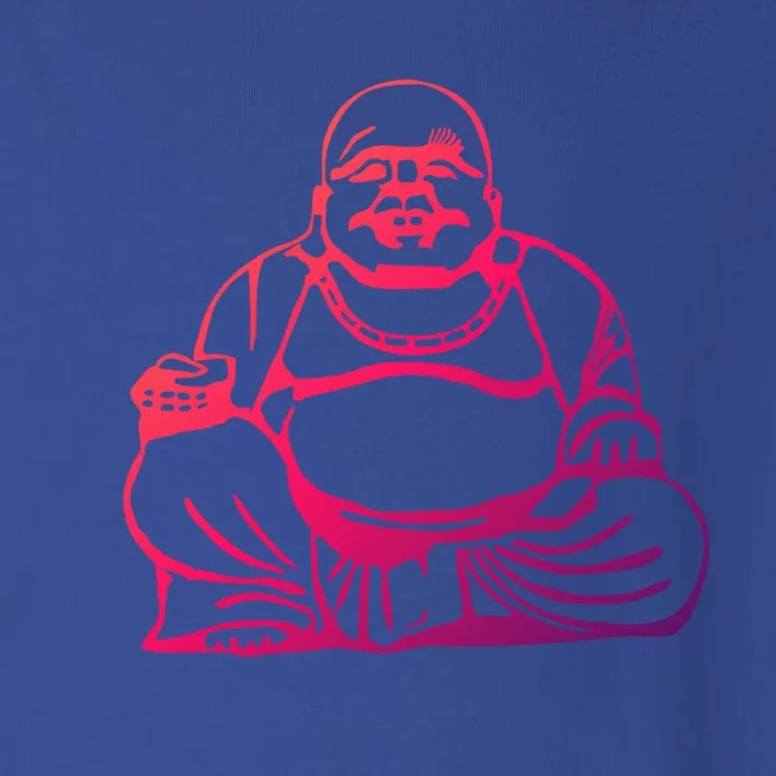 Buddha Cool Gift Blue Small Toddler Long Sleeve Shirt