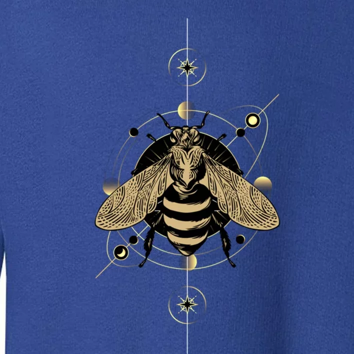 Beekeeper Cute Gift Honeycomb Honey Bee Compass Beekeeping Cool Gift Toddler Sweatshirt