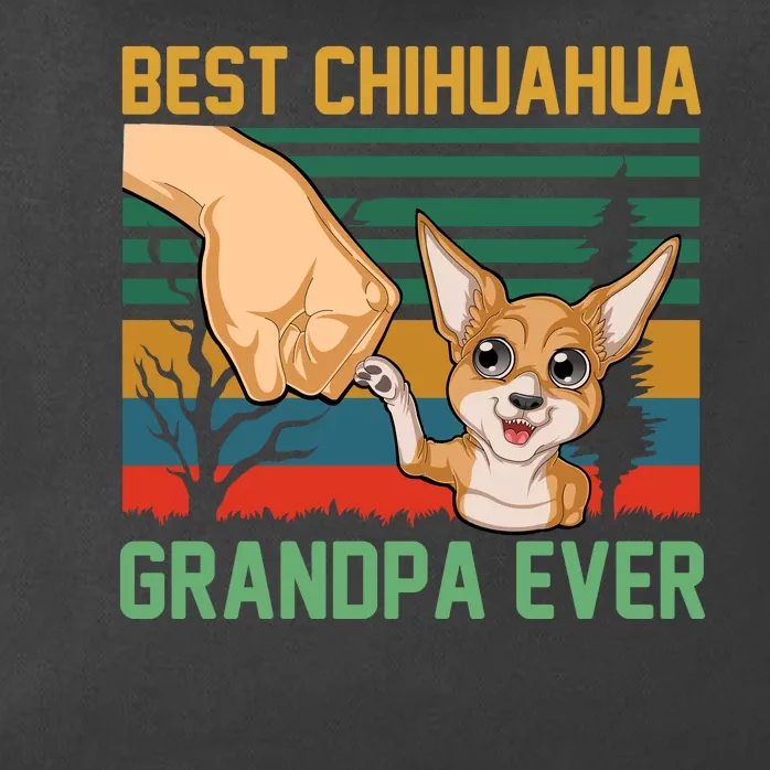 Best Chihuahua Grandpa Ever Zip Tote Bag