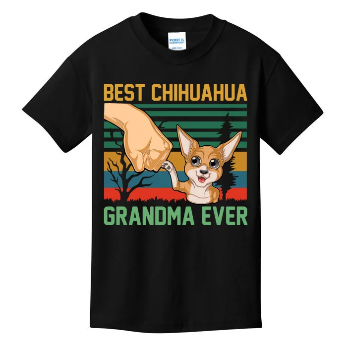 Best Chihuahua Grandma Ever Kids T-Shirt