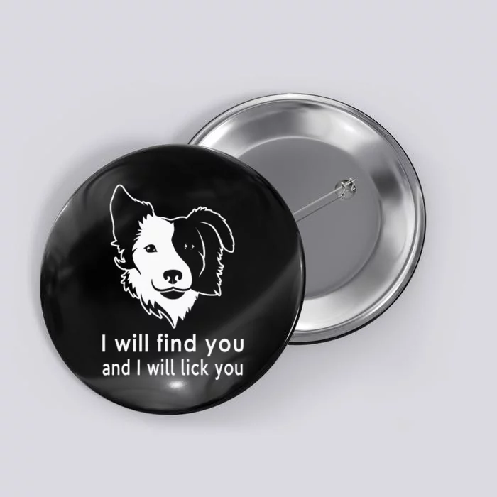 Border Collie gifts for dog lovers owners Button