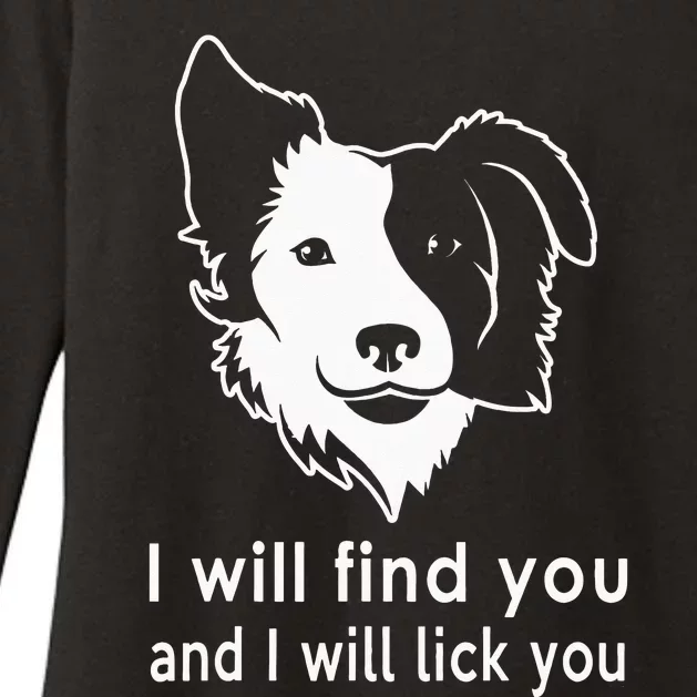 Border Collie gifts for dog lovers owners Womens CVC Long Sleeve Shirt