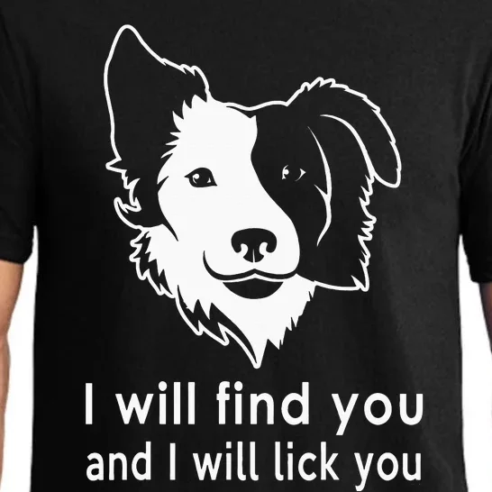 Border Collie gifts for dog lovers owners Pajama Set