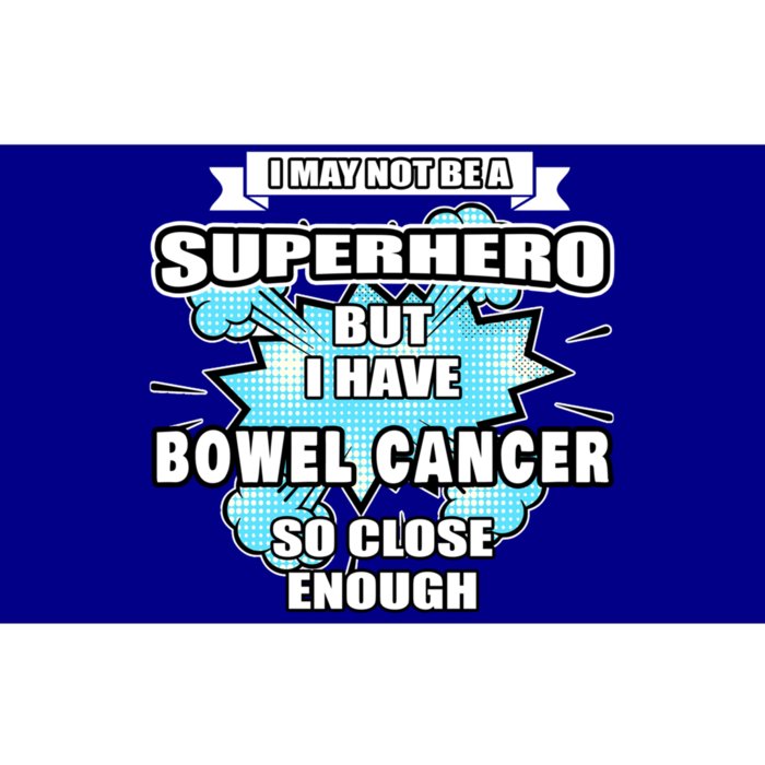 Bowel Cancer Gift Superhero Bowel Cancer Awareness Cute Gift Bumper Sticker