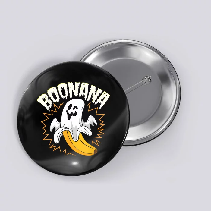 Boonana Cute Ghost Banana Halloween Costume Button